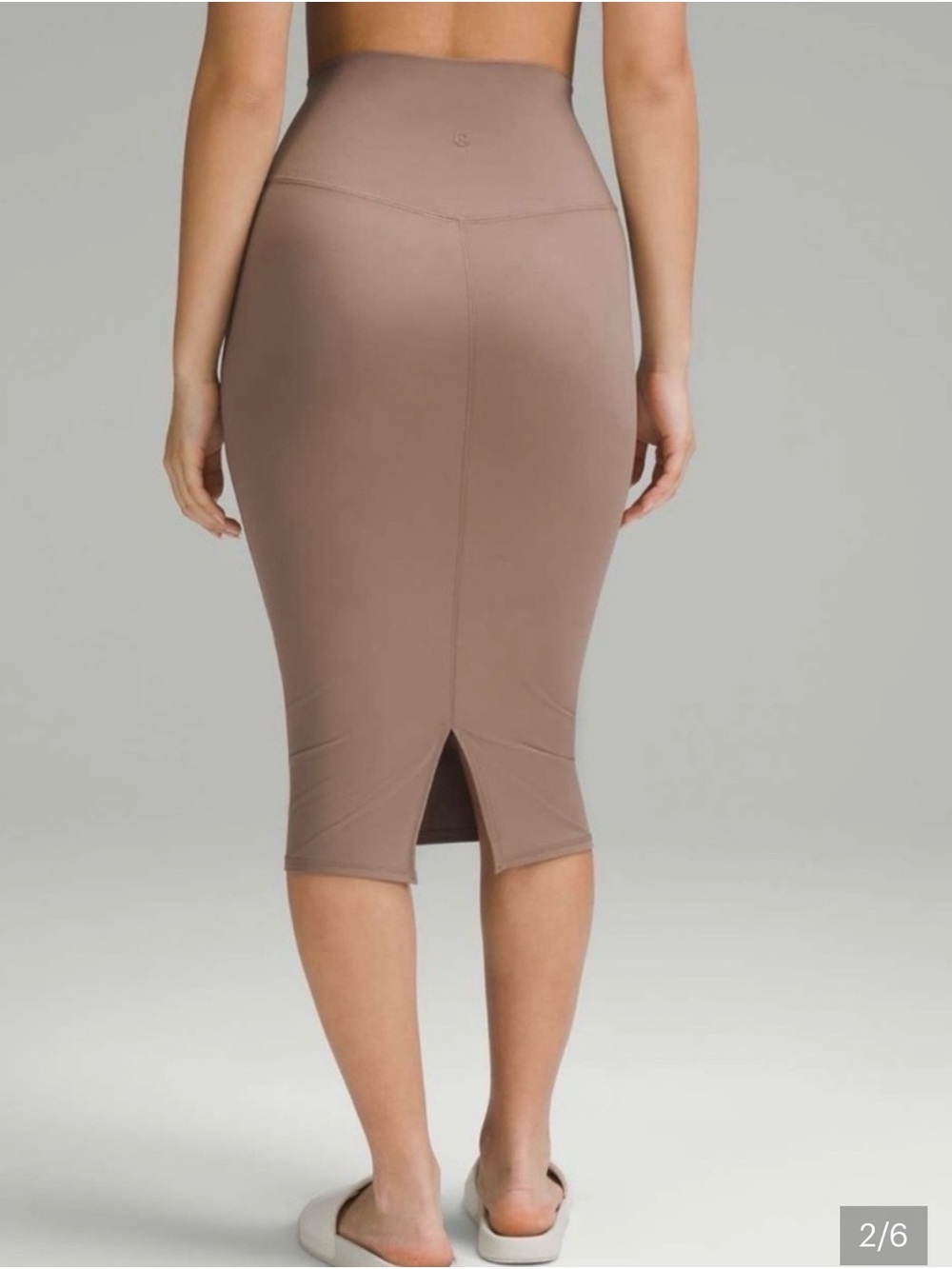 NWT Lululemon Nulu Slim Fit High Rise Skirt 6 Taupetastic